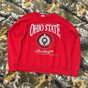 Vintage 90s Ohio State Buckeys Sweater Lee Sport Tag Vintage 90s OSU Sweater